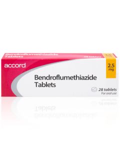 Buy Bendroflumethiazide 2.5mg/5mg tablets for high blood pressure from Medicine Direct UK Online Pharmacy