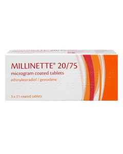 Millinette Pill 20/75 and 30/75 UK Online Pharmacy Medicine Direct